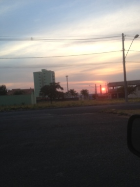 Sunset over Uberlandia